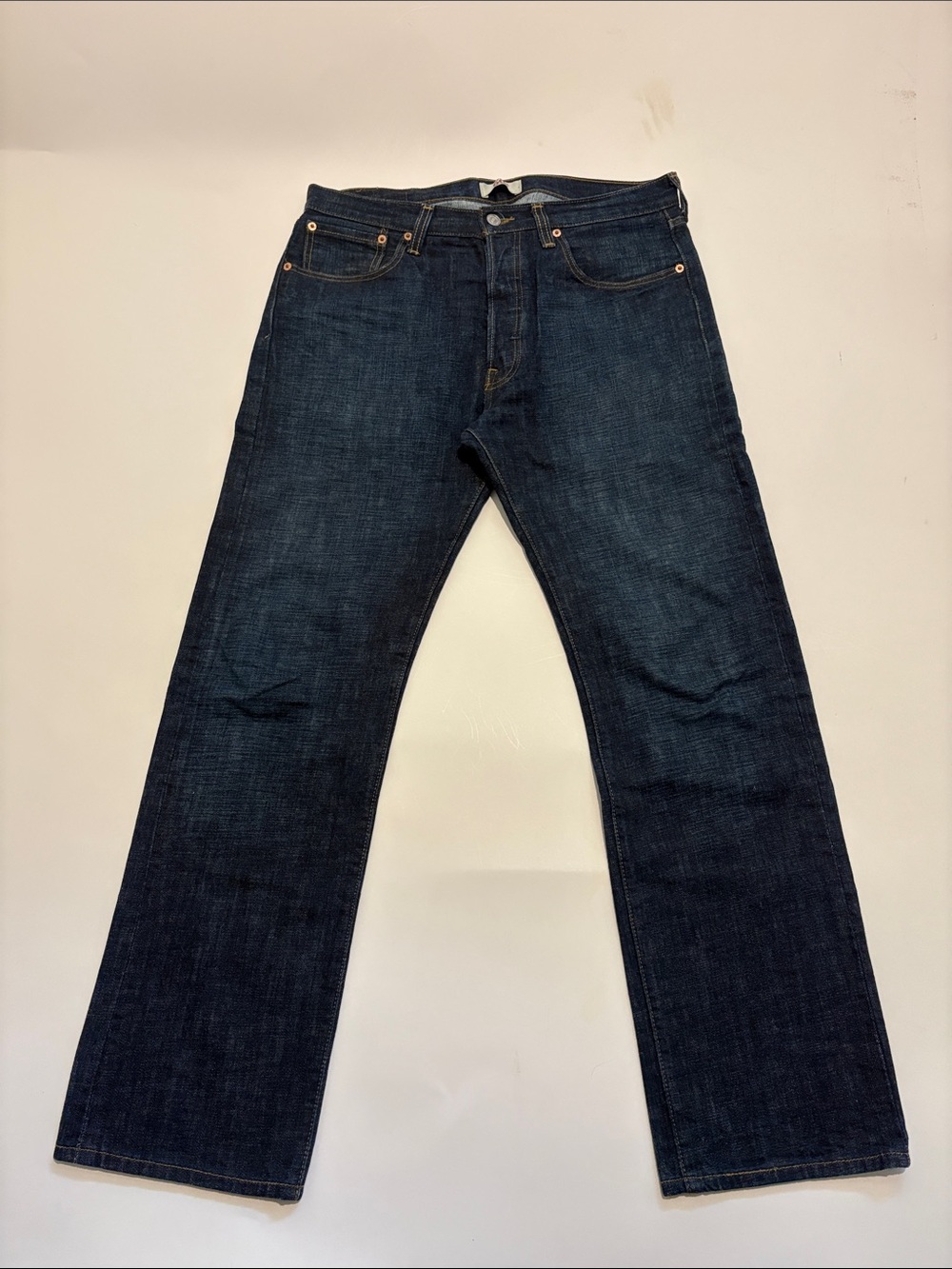 Levi’s 501 Men's Dark Blue Straight-Leg Jeans